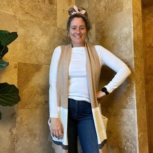 Loft sleeveless cardigan